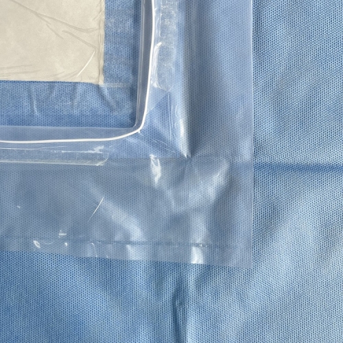 Fenestrated Drape Equipped with Fluid Collection Bag